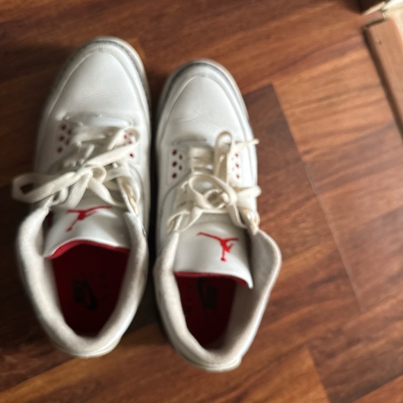 Nike Air White and Red Shoes